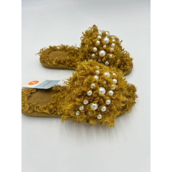 Brand New Cat & Jack Gold/ Adeline Sandals For Girls Size 2 - Picture 7 of 7